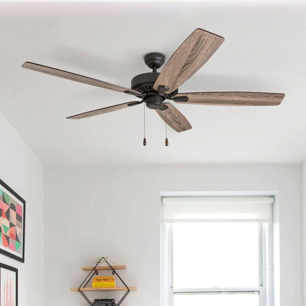 King Bronze Finish 60-Inch Reversible Blade Ceiling Fan B698