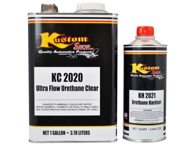 Grand Prix White Low VOC Urethane Basecoat Clearcoat Car Auto Paint Complete Medium Gallon Kit S316