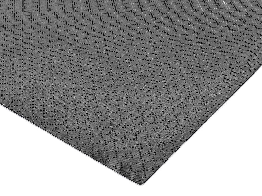 Carpeted runner, red/black, 6ft. x 16ft. E696445
