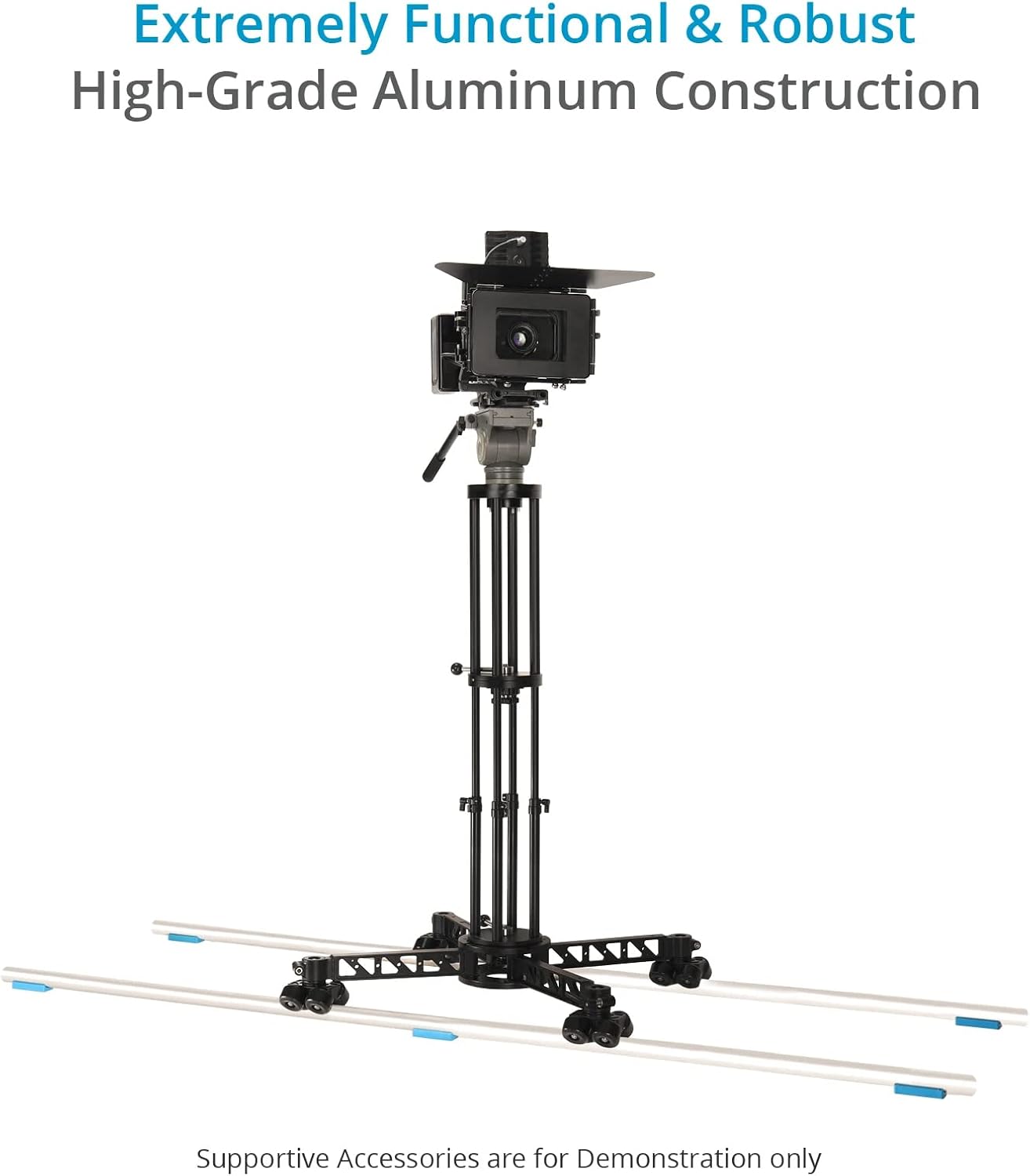 13” Camera Height Riser for Mitchell Dollies/Mitchell Base Mount Products, High-Grade Aluminum G425634