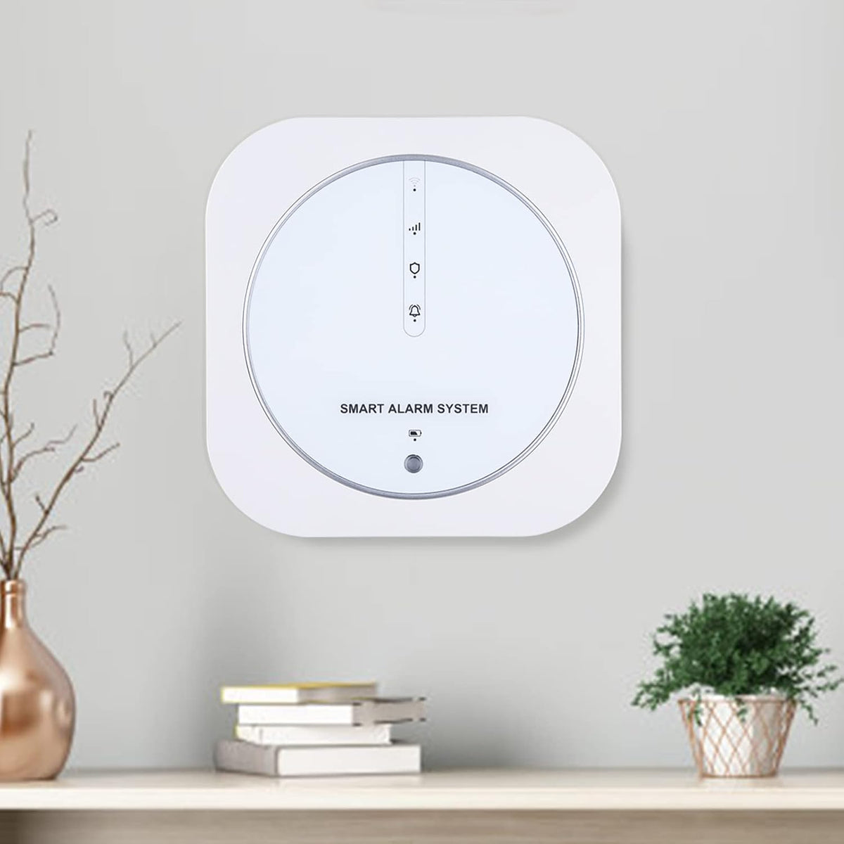 WiFi Door Alarm System, 8-Piece Kit with Hub Station, 5 Sensors, 2 Remotes L6386
