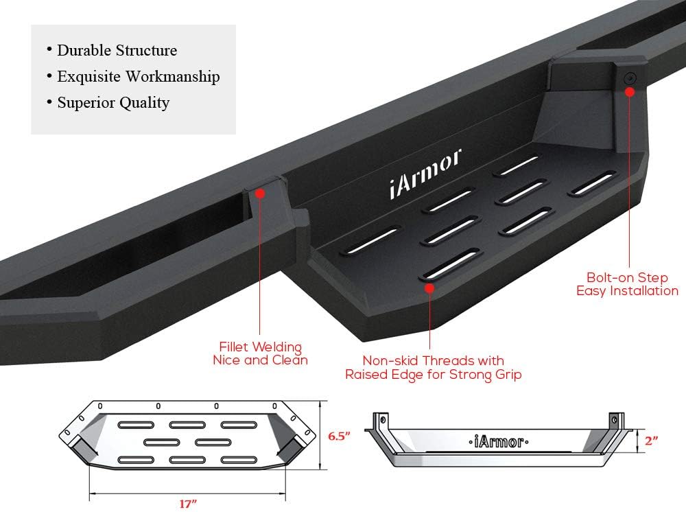 Drop Steps Running Boards Rocker Slider N600855
