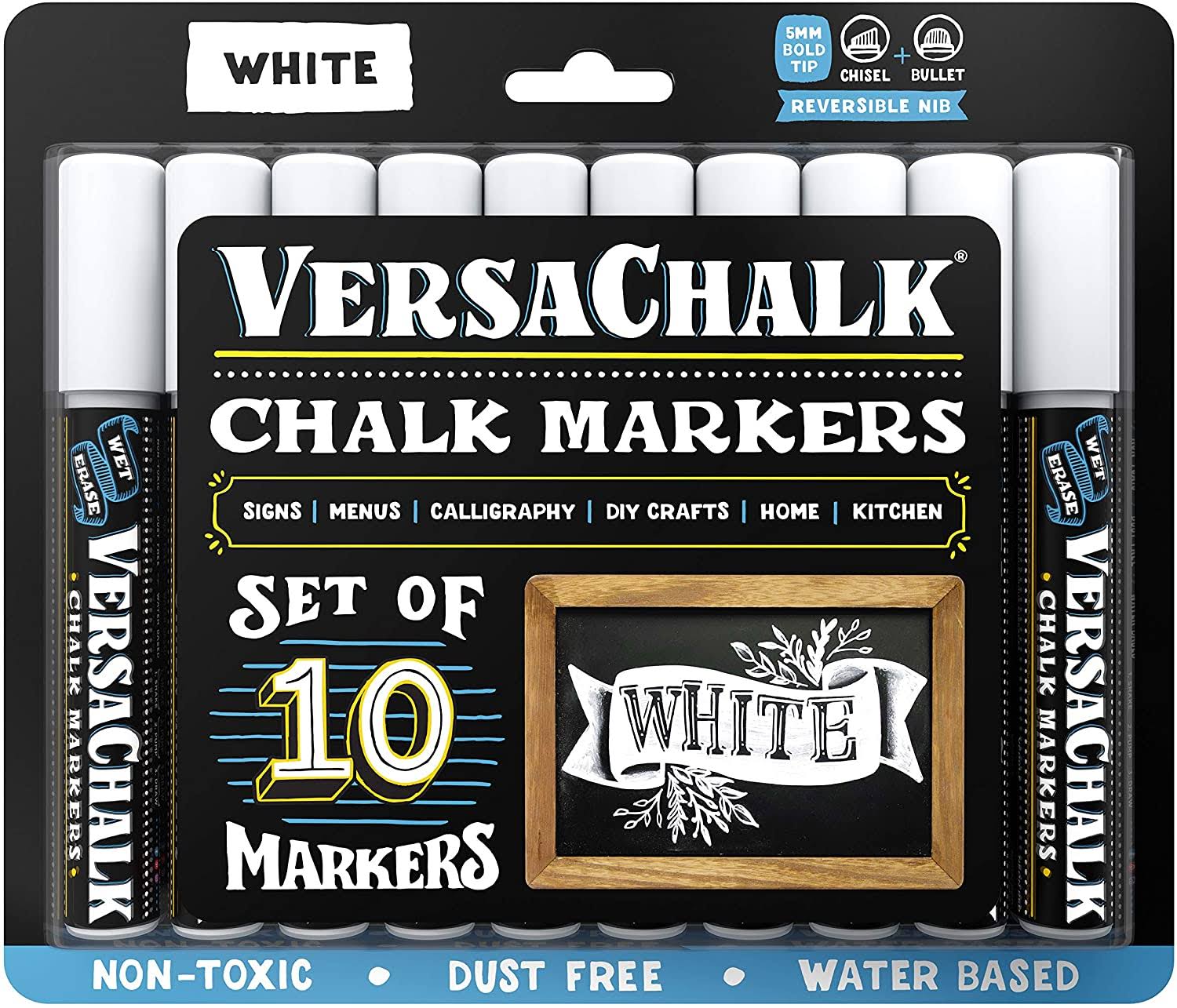 White Liquid Chalk Markers 10/PK W358786