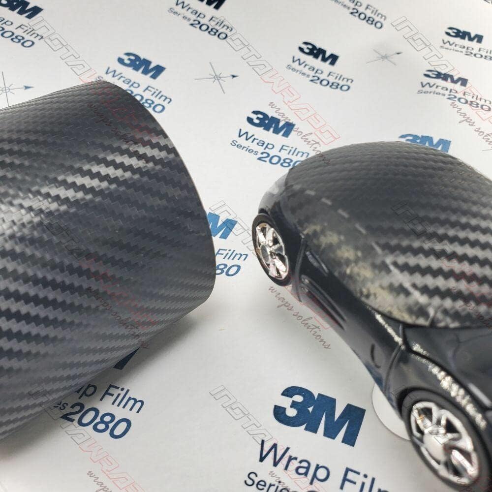 Carbon Fibre Black Vinyl Wrap Roll Including Toolkit (7ft x 5ft) F265