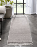 Ivory Stripes Geometric Runner Rug 2x7 F6726