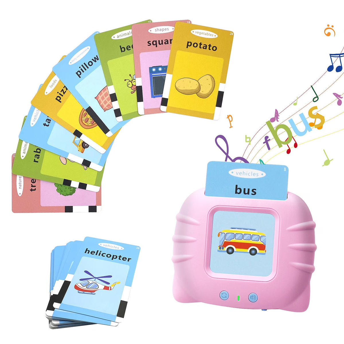 112 Sheets 224 Words Talking Baby Flash Cards J2818