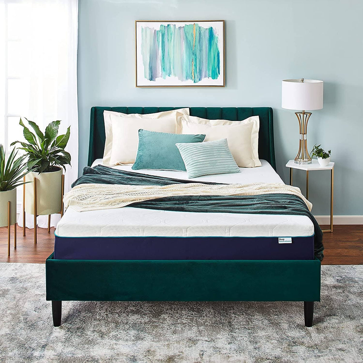 10 inch Antimicrobial Gel Memory Foam Mattress B351923