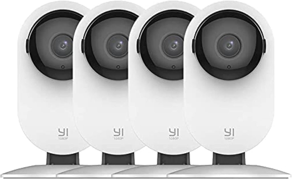 2pc 1080p WiFi Smart Indoor Security Camera with Night Vision and 2-Way Audio B368565
