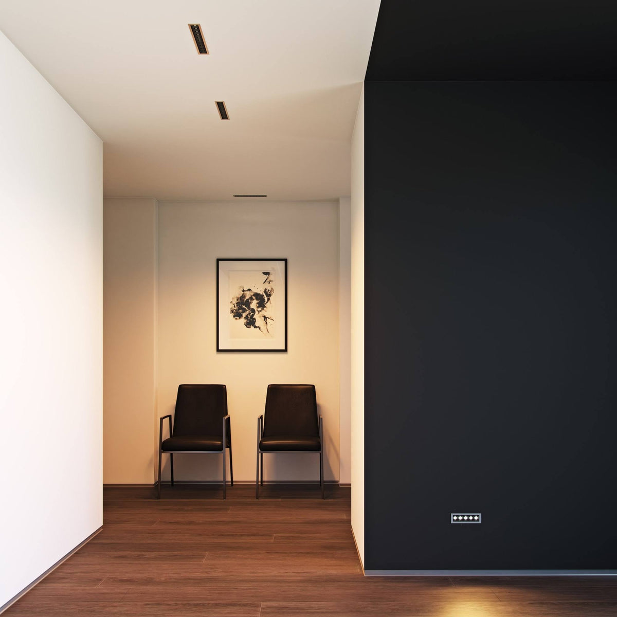 Black Recessed Downlight U946