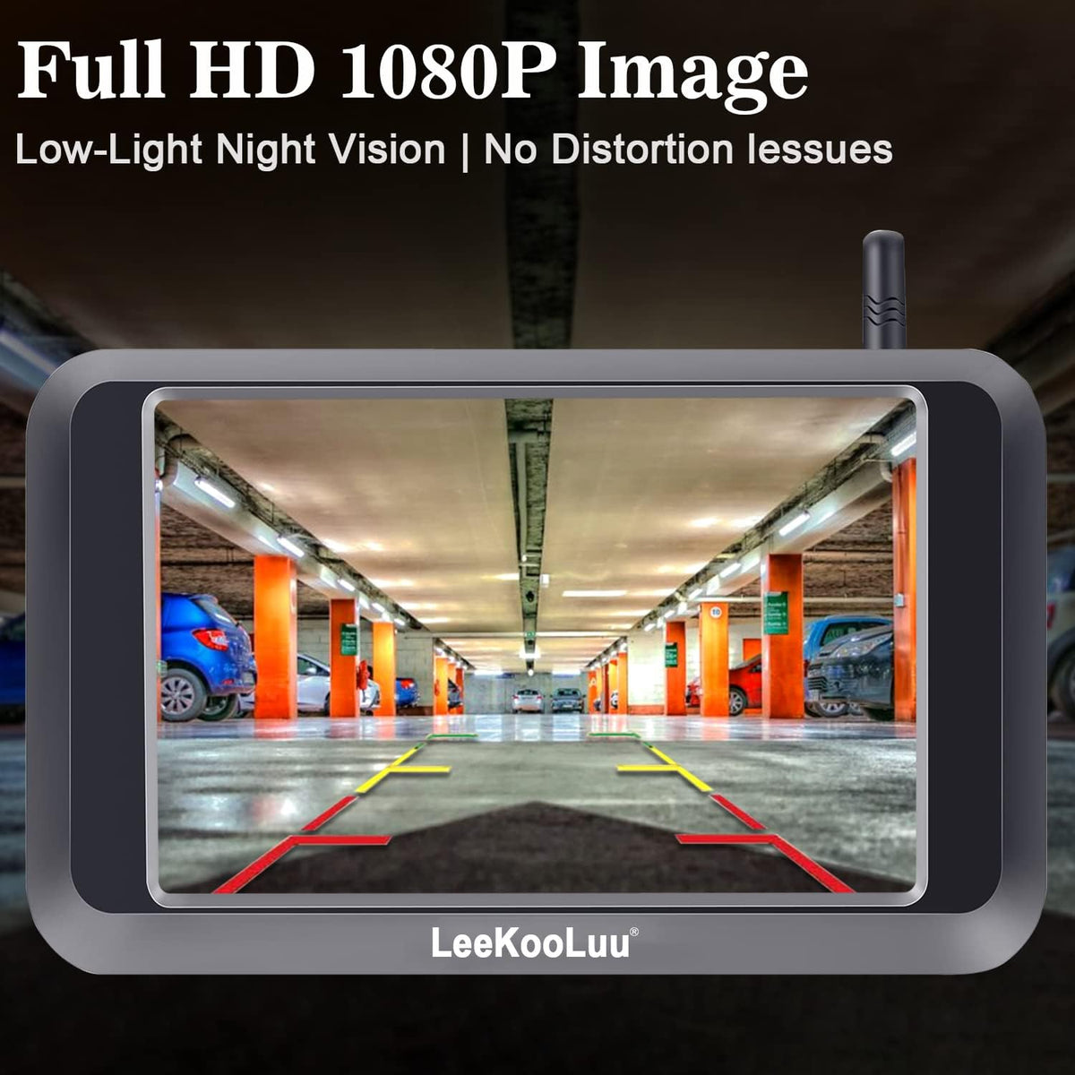 Wireless Backup Camera System with 5'' Monitor Night Vision Two Channels Pack of 2 G90232