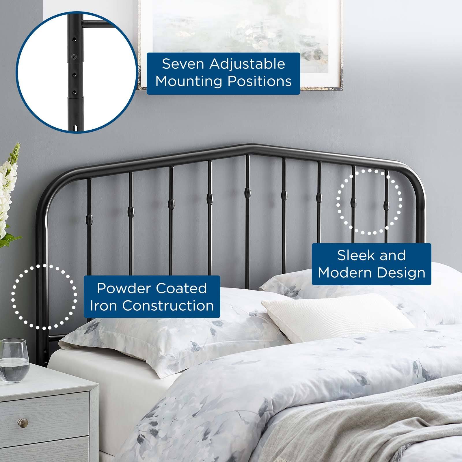 White King Metal Headboard A351207