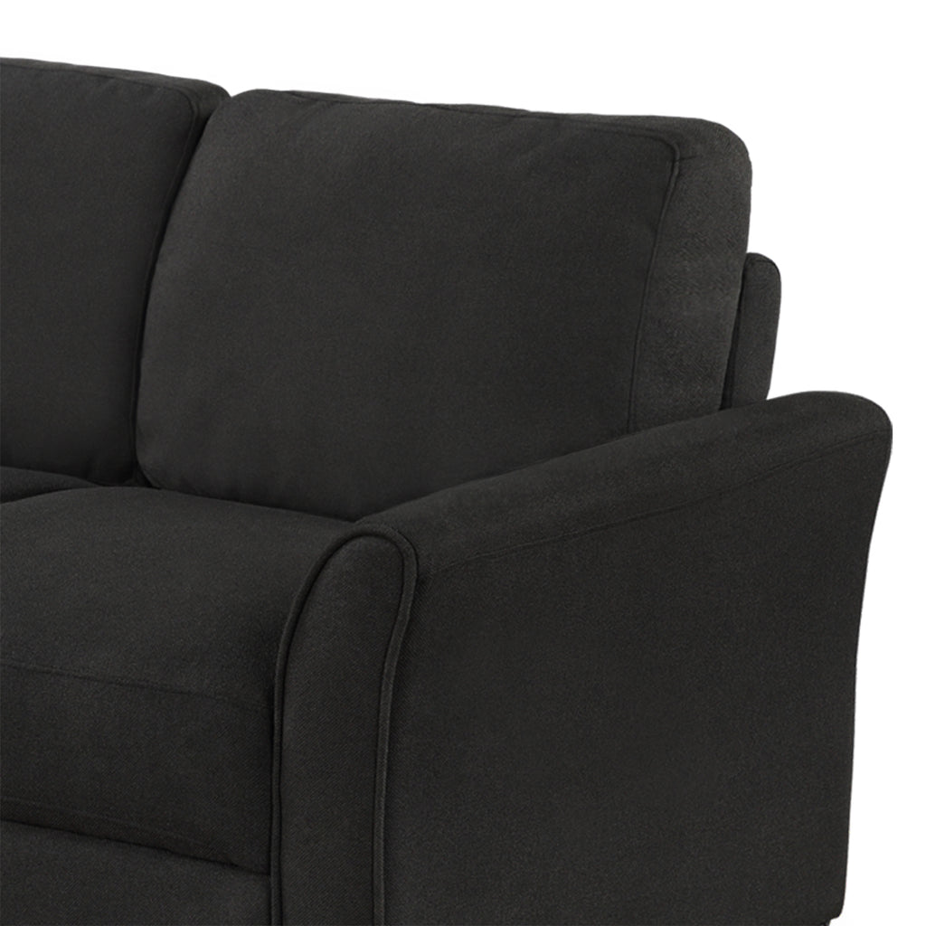 3-Seat Linen Fabric Sofa Q36893