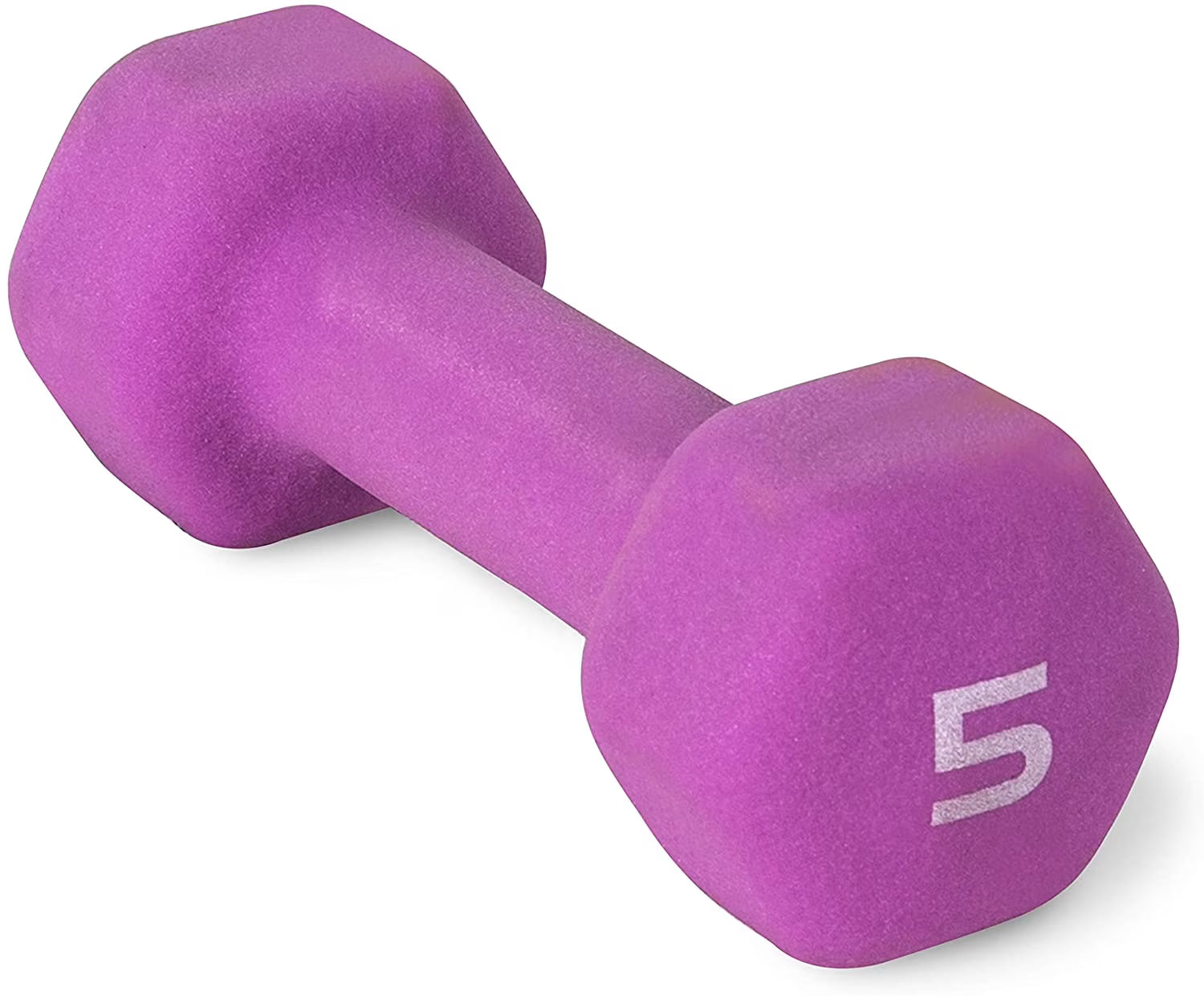Purple 5lb Neoprene Dumbbell D20580