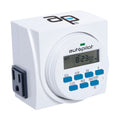 7 Day 8 Programs Dual Outlet Indoor Digital Programmable Timer M12907