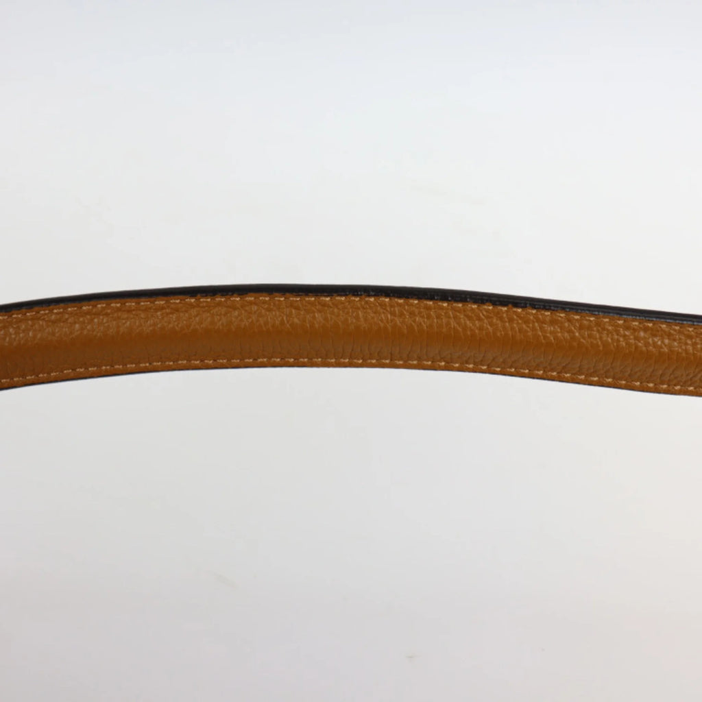 Camel Brown Leather Hobo Shoulder Bag G28801