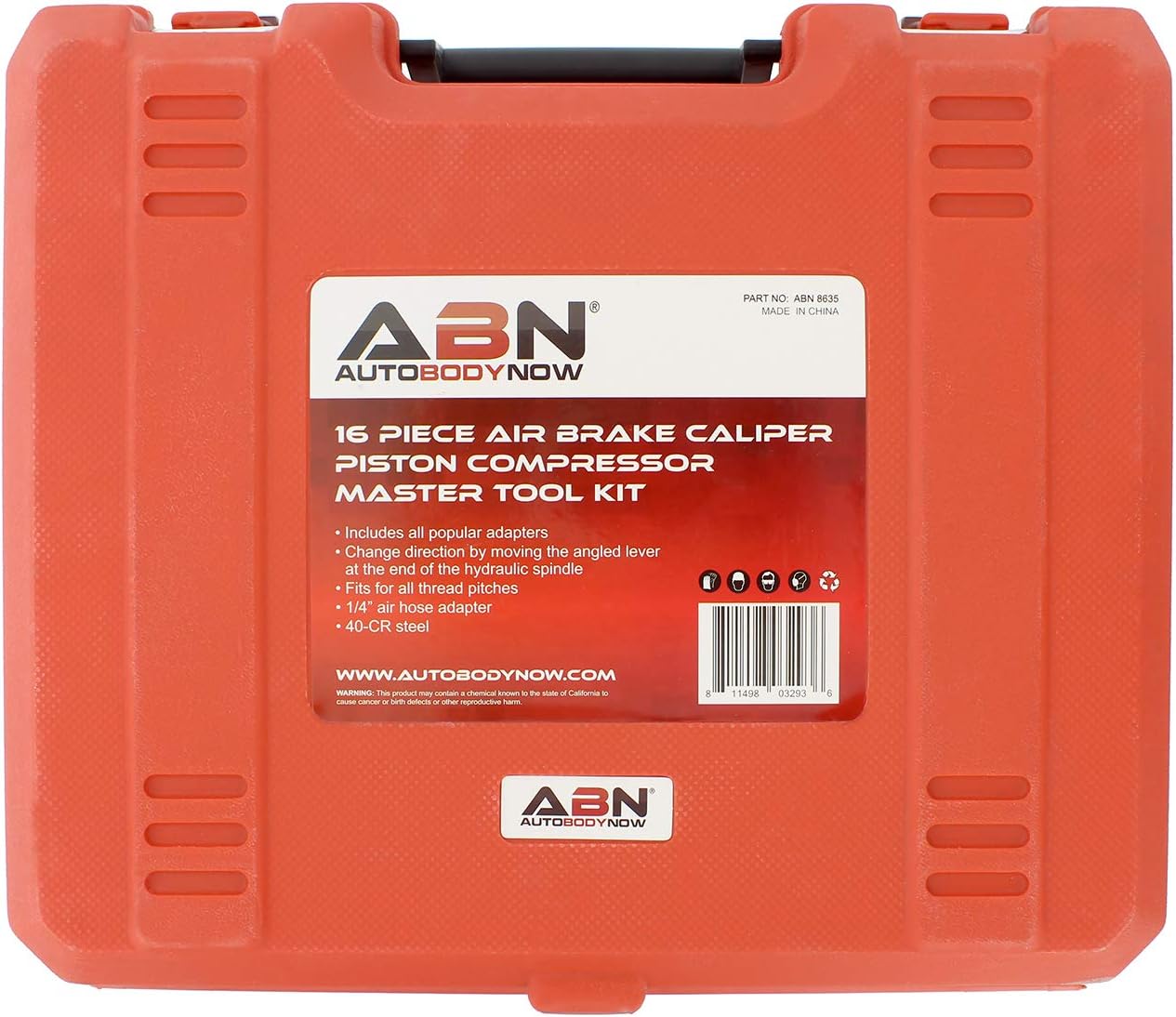 16-pc Pneumatic Brake Caliper Compressor Tool Pack of 2 I352910