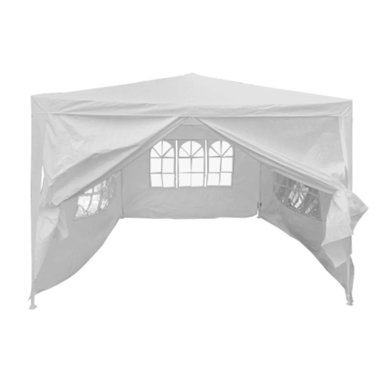 10x10 Ft Adjustable Canopy With Window Wall D39207