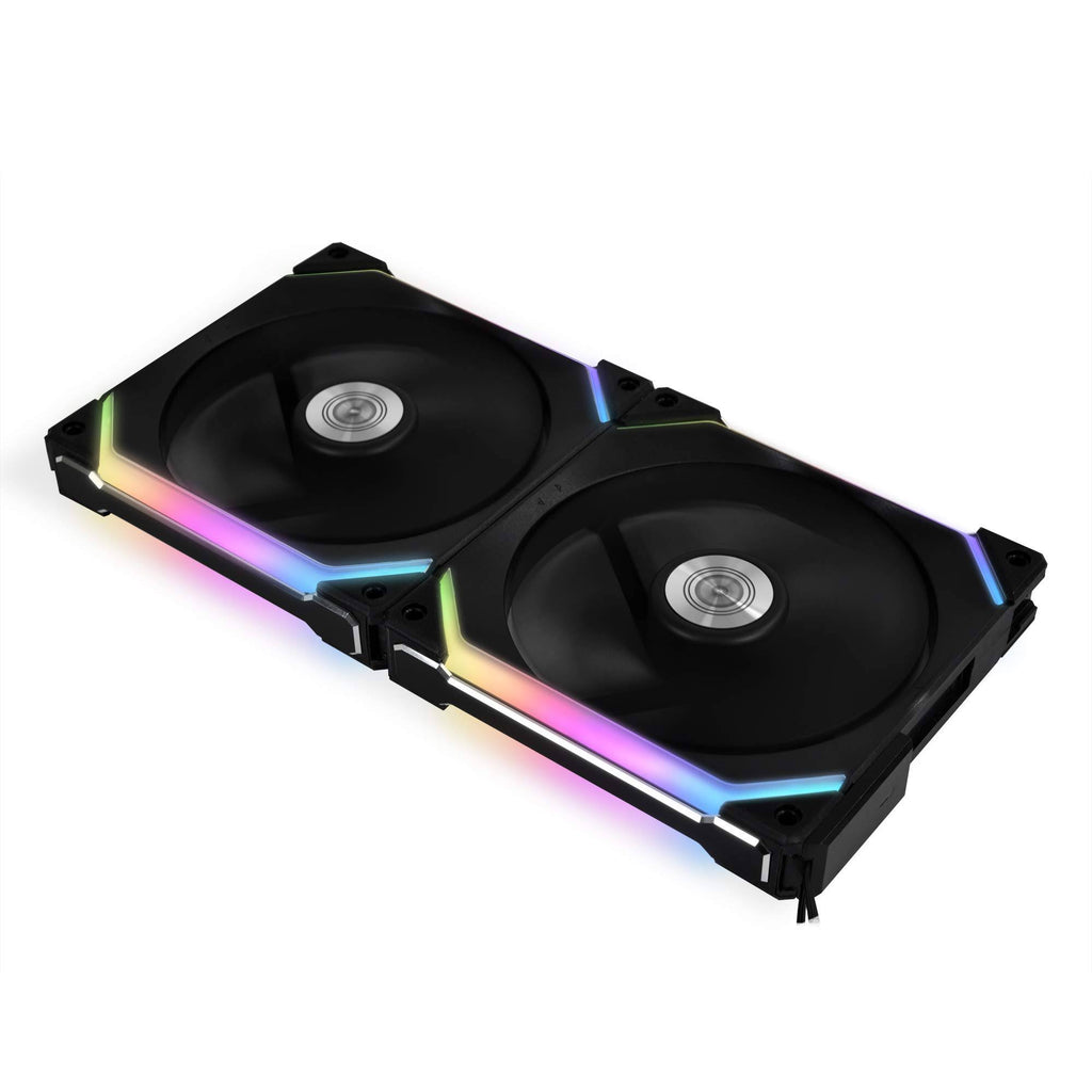 140mm LED RGB Case Fan 2-Pack with Controller T716179