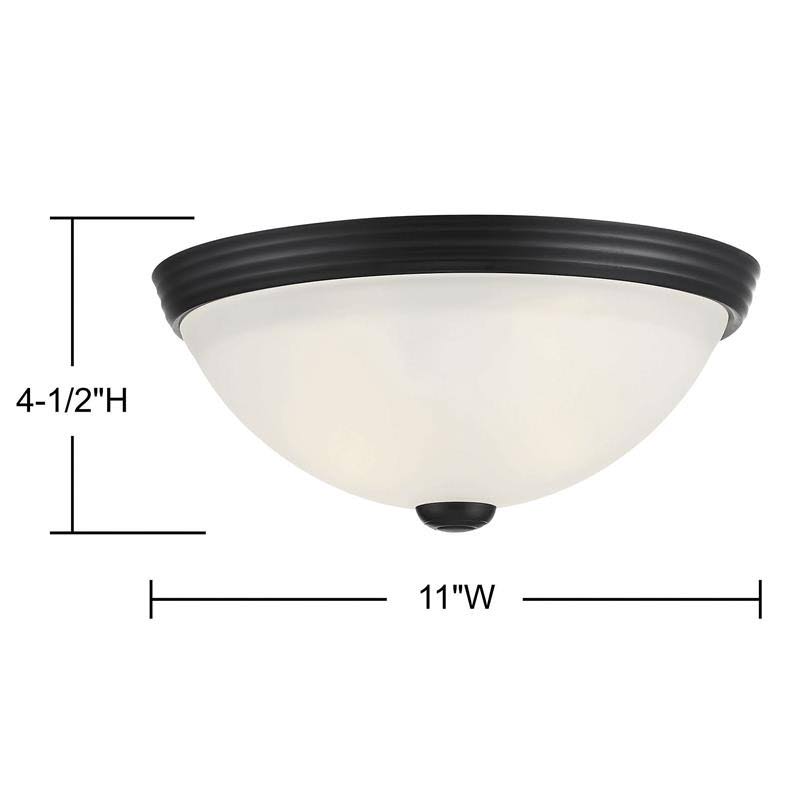 Black Flush Mount Q629989
