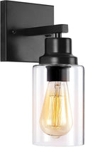 3-Light Black Wall Sconce Bathroom Vanity Light O765716
