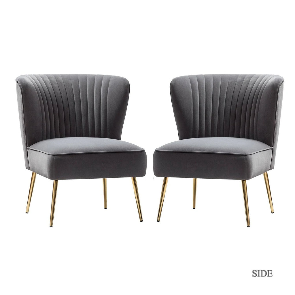 Yellow Side Chair Set of 2 T2269