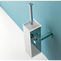 Black Wall Mounted Toilet Brush and Holder Y67382