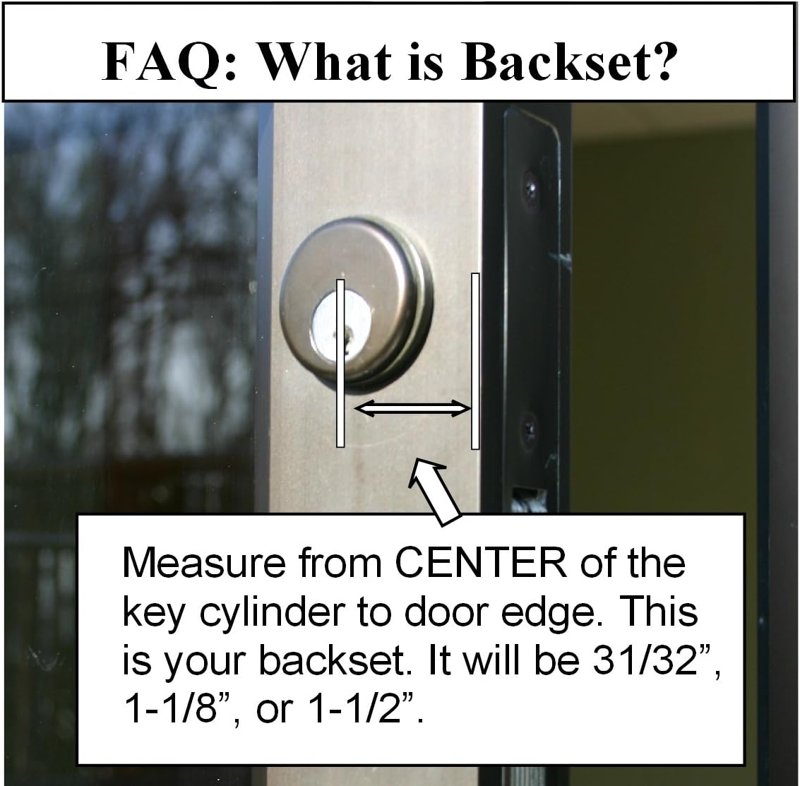 Storefront Door Mortise Lock Hook Deadbolt & Cylinder Combo, Aluminum, Pack of 2 Y1130