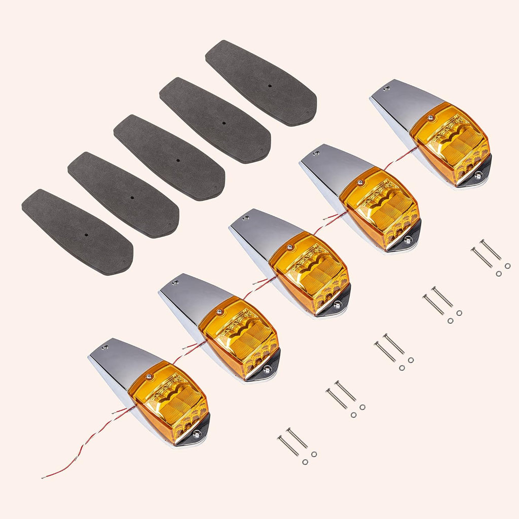 Amber LED Cab Marker Lights Kit for Semi Truck R69449