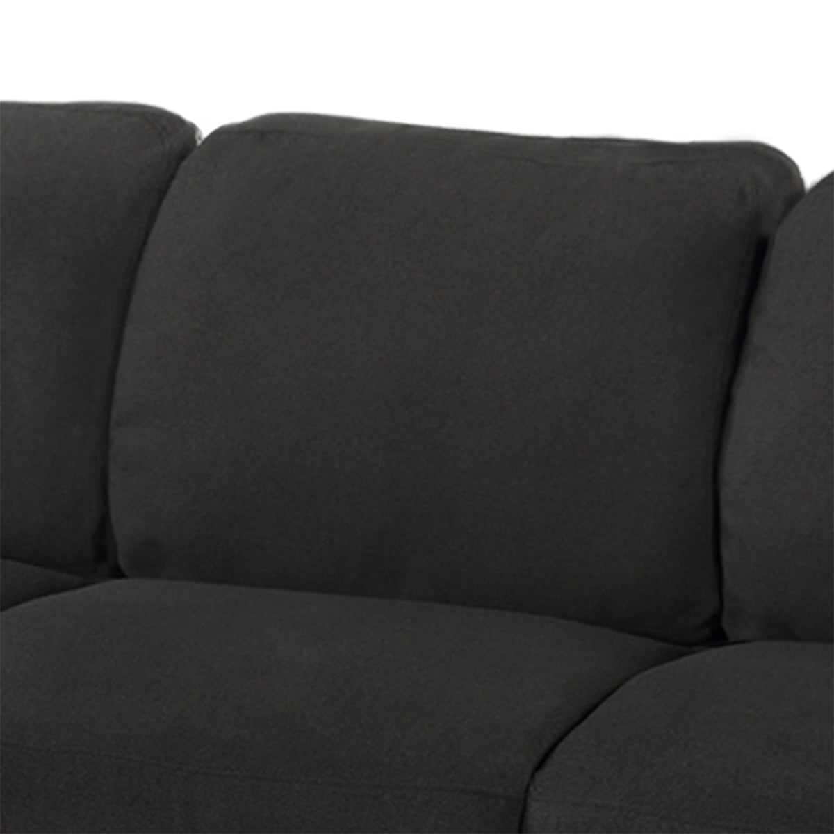 3-Seat Linen Fabric Sofa Q36893