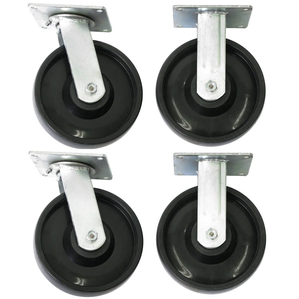 8x22 Polyolefin Casters for Steel Platform Truck N73554
