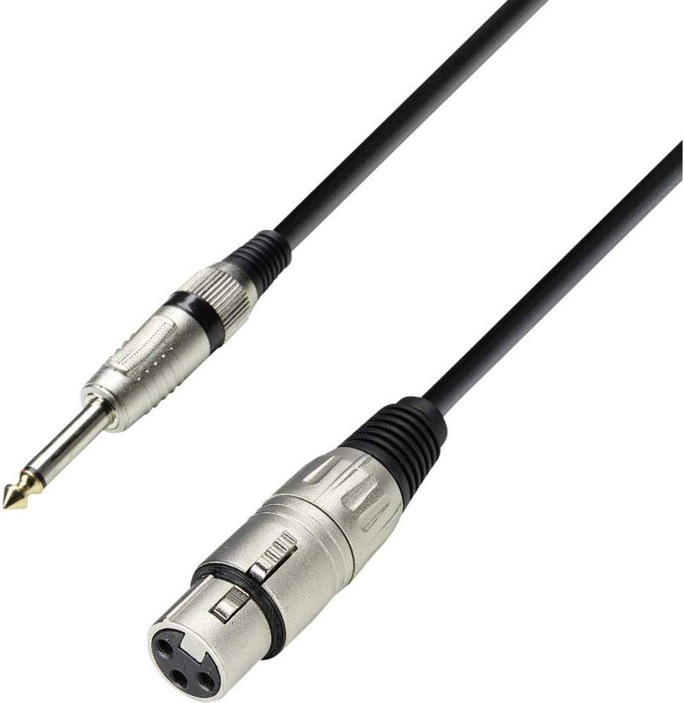 XLR Female to 6.3 mm Jack Mono Microphone Cable X515234