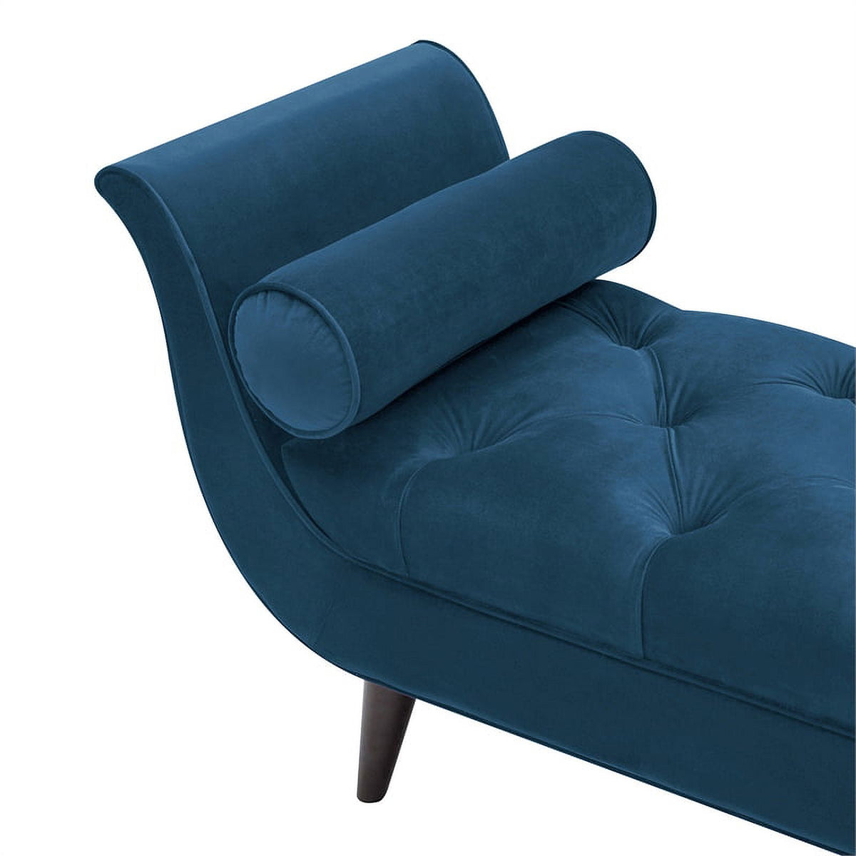 Teal Velvet Tufted Entryway Bench C17544