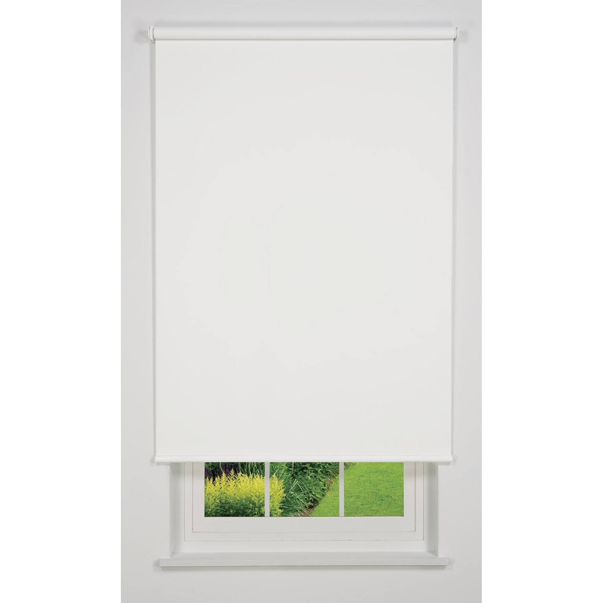 White 48 W x 78 H Cordless Blackout Roller Shade M633791