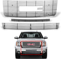 Chrome Billet Grille Grill Combo for GMC Sierra 1500 H490