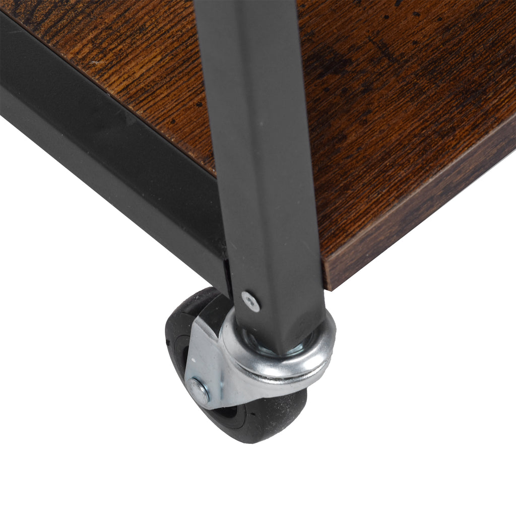Microwave Storage Stand with Wheels Utility Shelf R623211