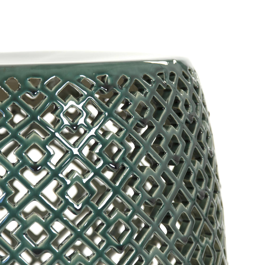Teal Garden Stool L104