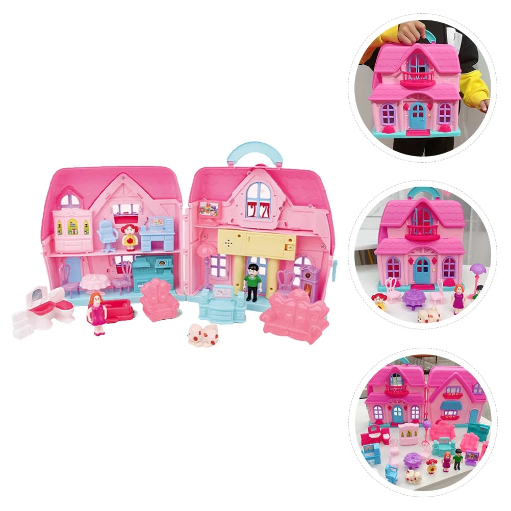 Portable House Two-storey Villa Mold Toy R313097