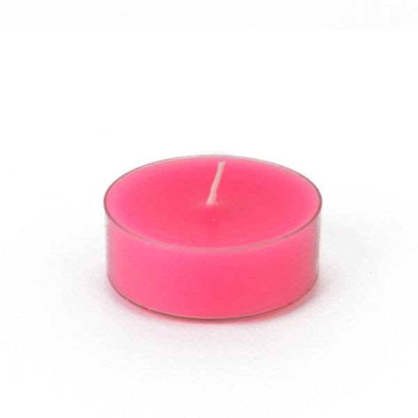 144Pcs Hot Pink Tealights D2093