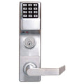 Electronic Lock, Satin Chrome, 12 Button M7757