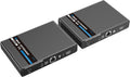 4K KVM HDMI Extender Over LAN Single CAT5e/CAT6A/CAT7 Cable Uncompressed 4K @ 60Hz Up to 230 Ft 4:4:4 Remote Keyboard Mouse USB Control Digital Full HD U60632