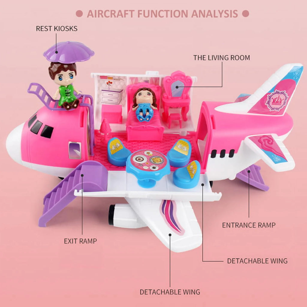 Airplane Toy Set with Small Dolls L619259