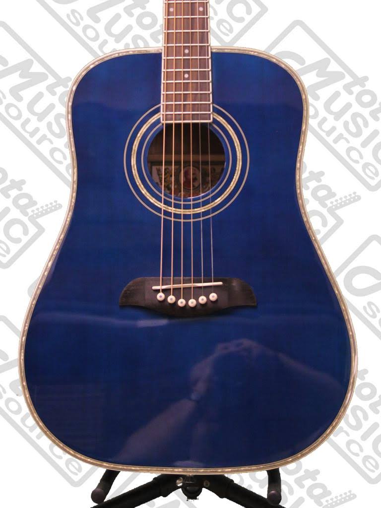 Blue 3/4 Size Dreadnought Acoustic Guitar Z951