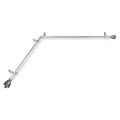 Corner Window Drapery Rod with Urn Finials in Satin Nickel S174596