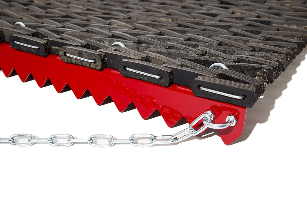 Drag Mat, 6 ft. W, Rubber/Steel M935229