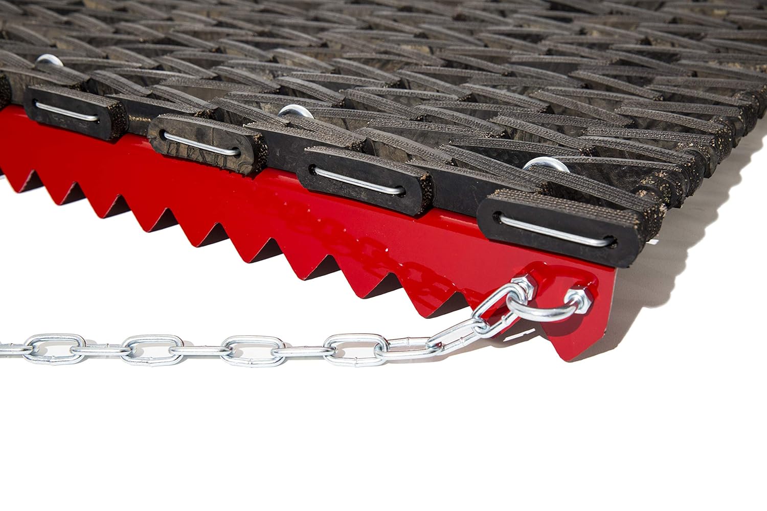 Drag Mat, 6 ft. W, Rubber/Steel M935229
