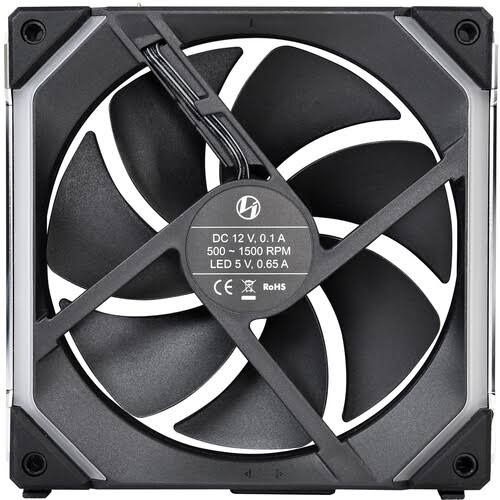 140mm LED RGB Case Fan 2-Pack with Controller T716179