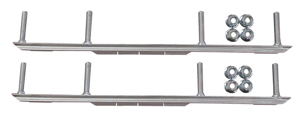 Yellow MTX Snowmobile Skis Complete Kit B1037