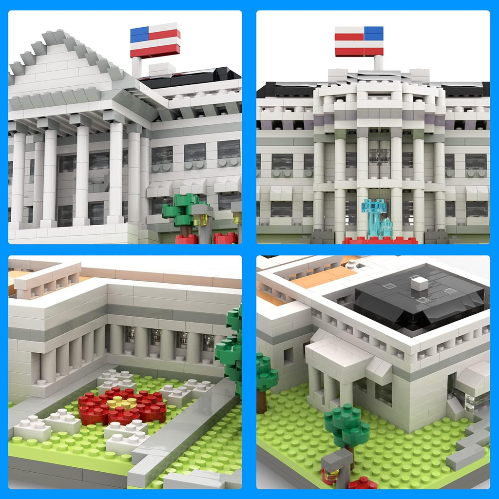 White House U.S. Capital Landmark Model Set Building and Architecture Toys (3000 Pieces) L15947