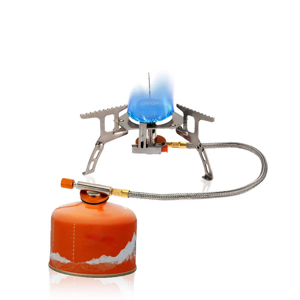 Camping Foldable Gas Set with Gas Conversion Head Adapter T183268
