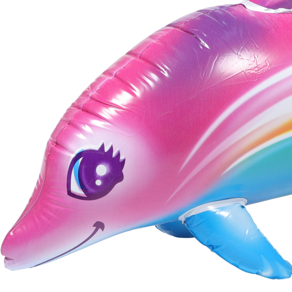Inflatable Dolphin Toy Beach Pool Float Balloons Multicolor O772